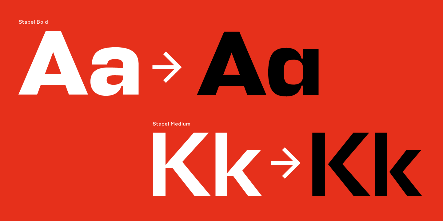 Stapel Bold Italic Font preview